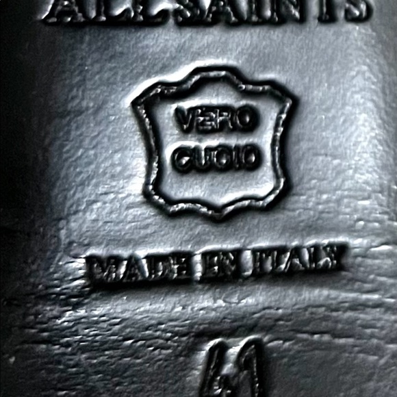 All Saints leather ankle heeled boots - Picture 16 of 16